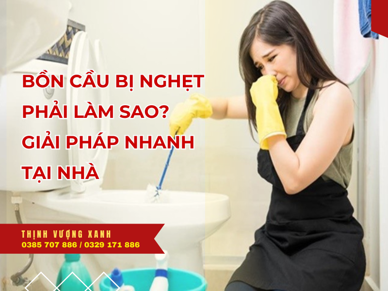 Bồn cầu bị nghẹt phải làm sao? Giải pháp nhanh tại nhà